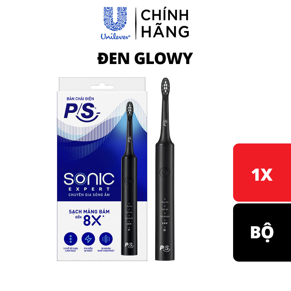 Bộ bàn Chải Điện P/S Sonic Expert Chuyên Gia Sóng Âm - Công Nghệ Sóng Âm Chải Sạch Mảng Bám Tới 8X