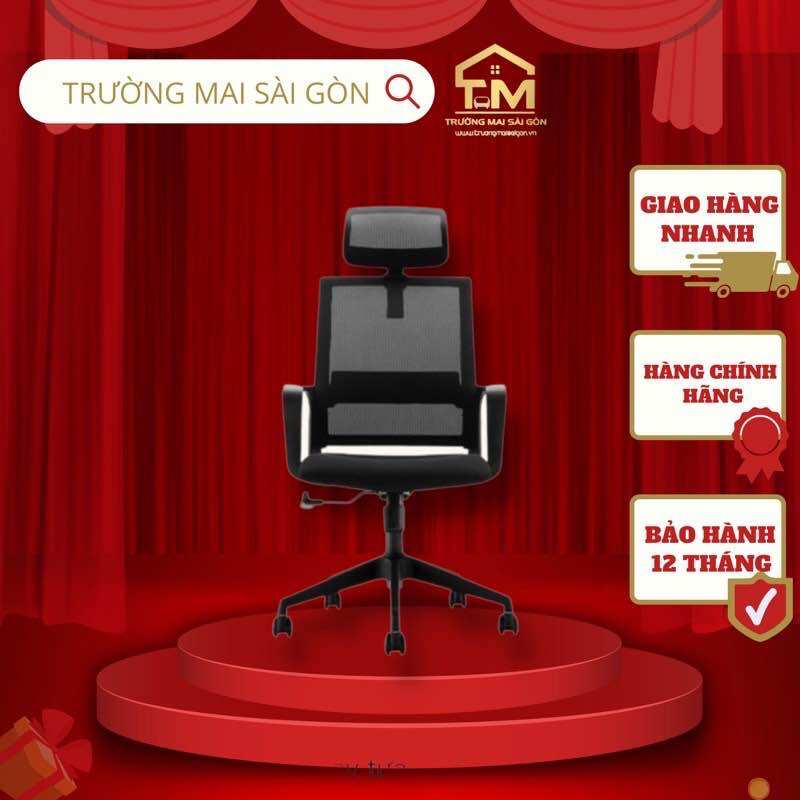 Ghế xoay làm việc Trường Mai Sài Gòn gật gù thư giãn cao cấp