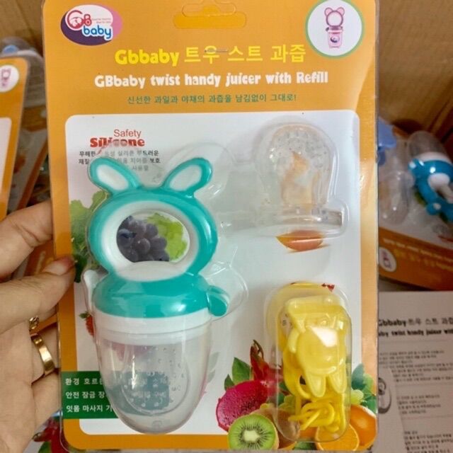 Bộ túi nhai ăn dặm GB BABY Cho bé