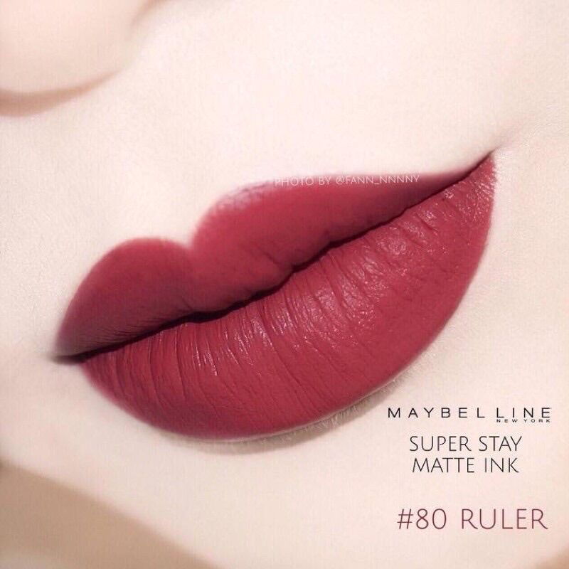 Son kem lỳ lâu trôi Maybelline màu 80
