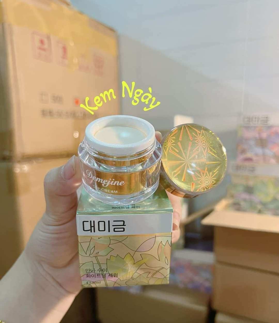 Kem Mụn, Tàn Nhang, Mờ Thâm Demejine ( mẫu hộp tròn )
