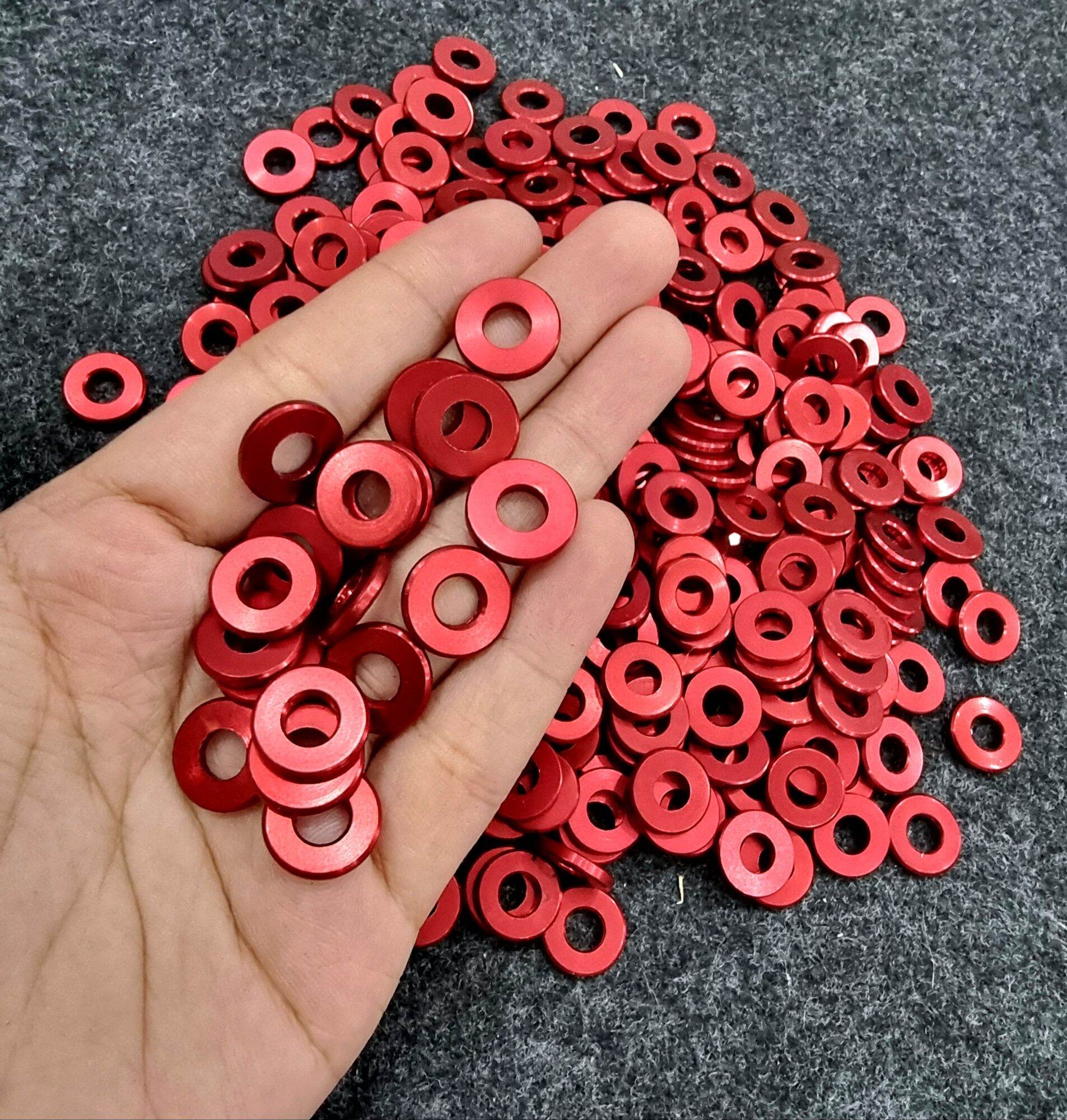 long đền đỏ mẫu phẳng nhôm cnc đủ size
