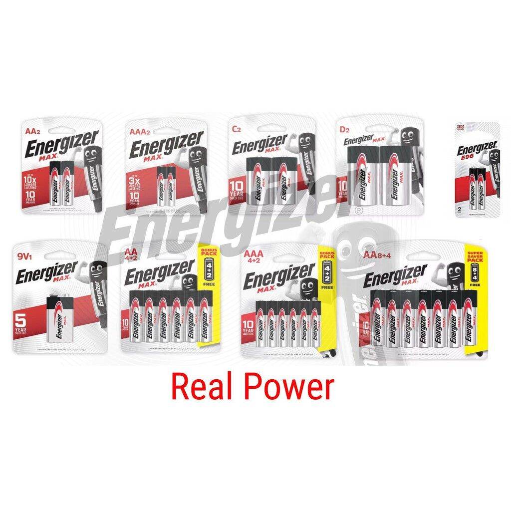 Pin Energizer Max D2 vỉ 2 viên