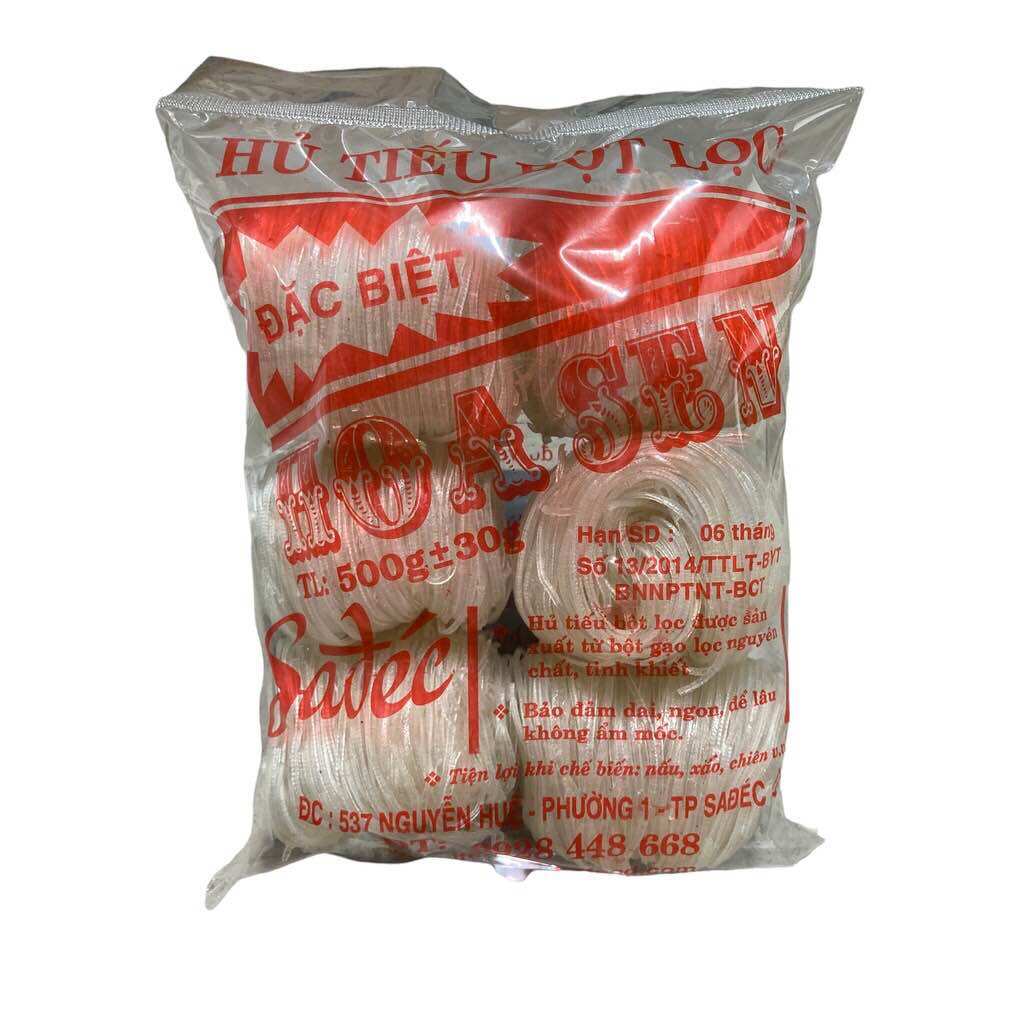 Hủ Tiếu Khô Lọc Sa Đéc (450G-500G).