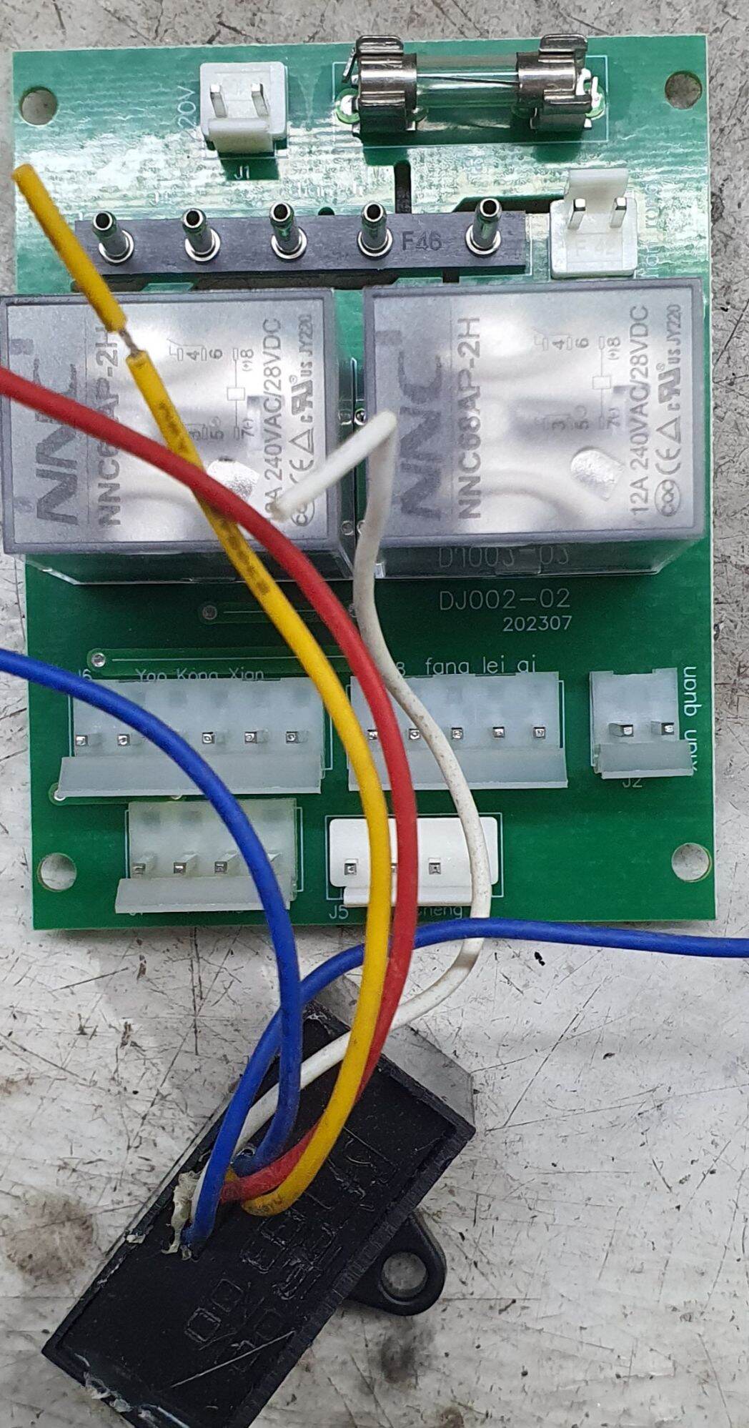 Bo mạch mô tơ cửa cuốn dùng CẦU DIODE 5 CHÂN