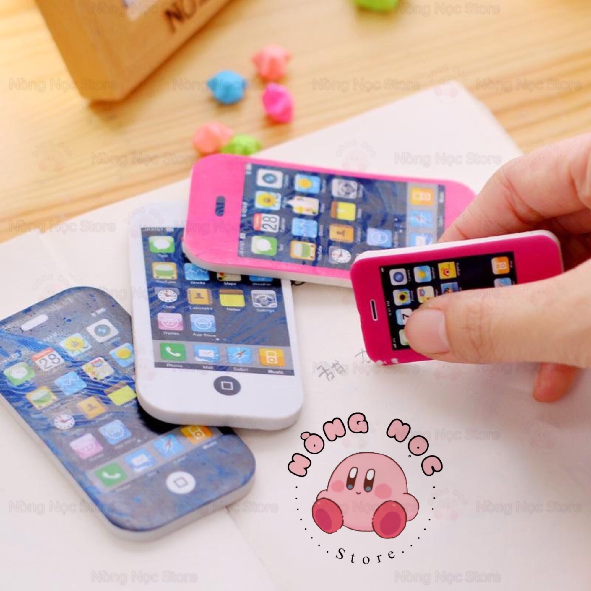 Gôm Tẩy Bút Chì Hình Điện Thoại Iphone Mini