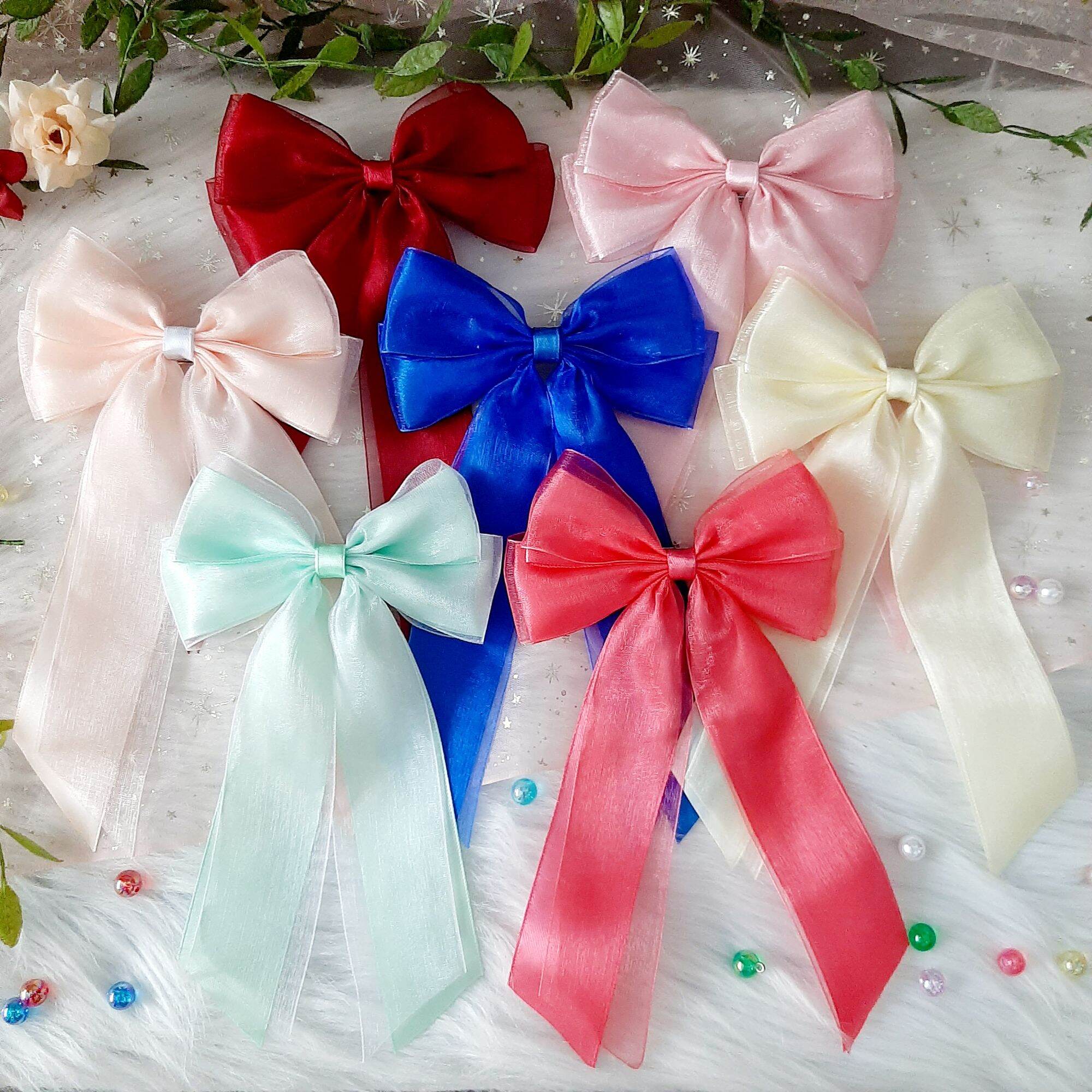 Kẹp tóc nơ 2 lớp
