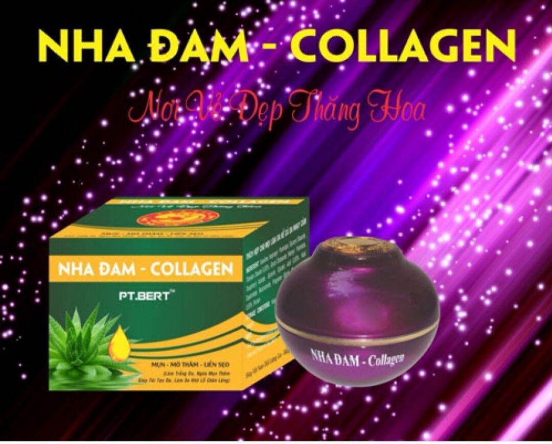 Kem mụn, thâm, mờ sẹo nha đam colagen.
