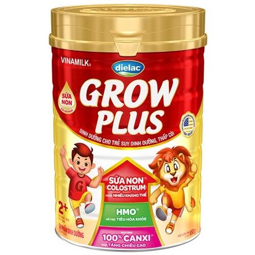 Sữa bột Dielac Grow plus 2+ sữa non 850gr(2-10 tuổi)