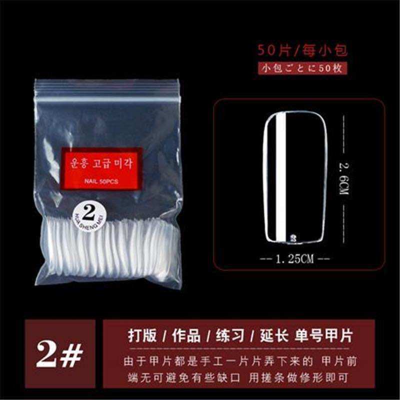 [MÃ62] Túi 50 móng úp lẻ size làm nail giá rẻ