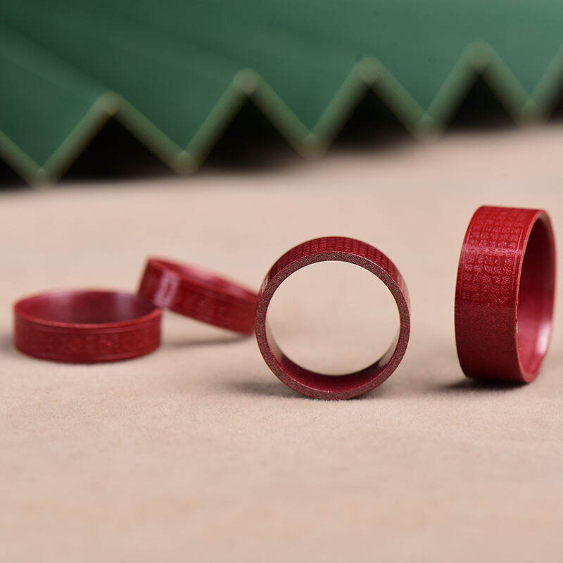 Nhẫn Tâm Kinh Ngón Tay Chu Sa Tự Nhiên Trang Sức Kim An Sa Ngón Tay Nam Nữ Ych Vòng Lục Tự Chân Ngôn Năm Trâu Bản Mệnh