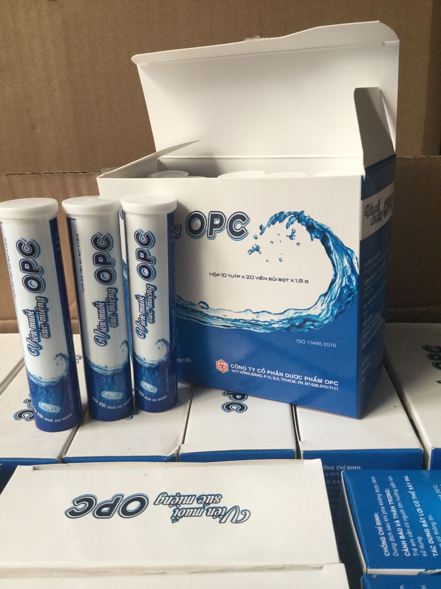 Viên muối súc miệng OPC ( Tuýp 20 viên )