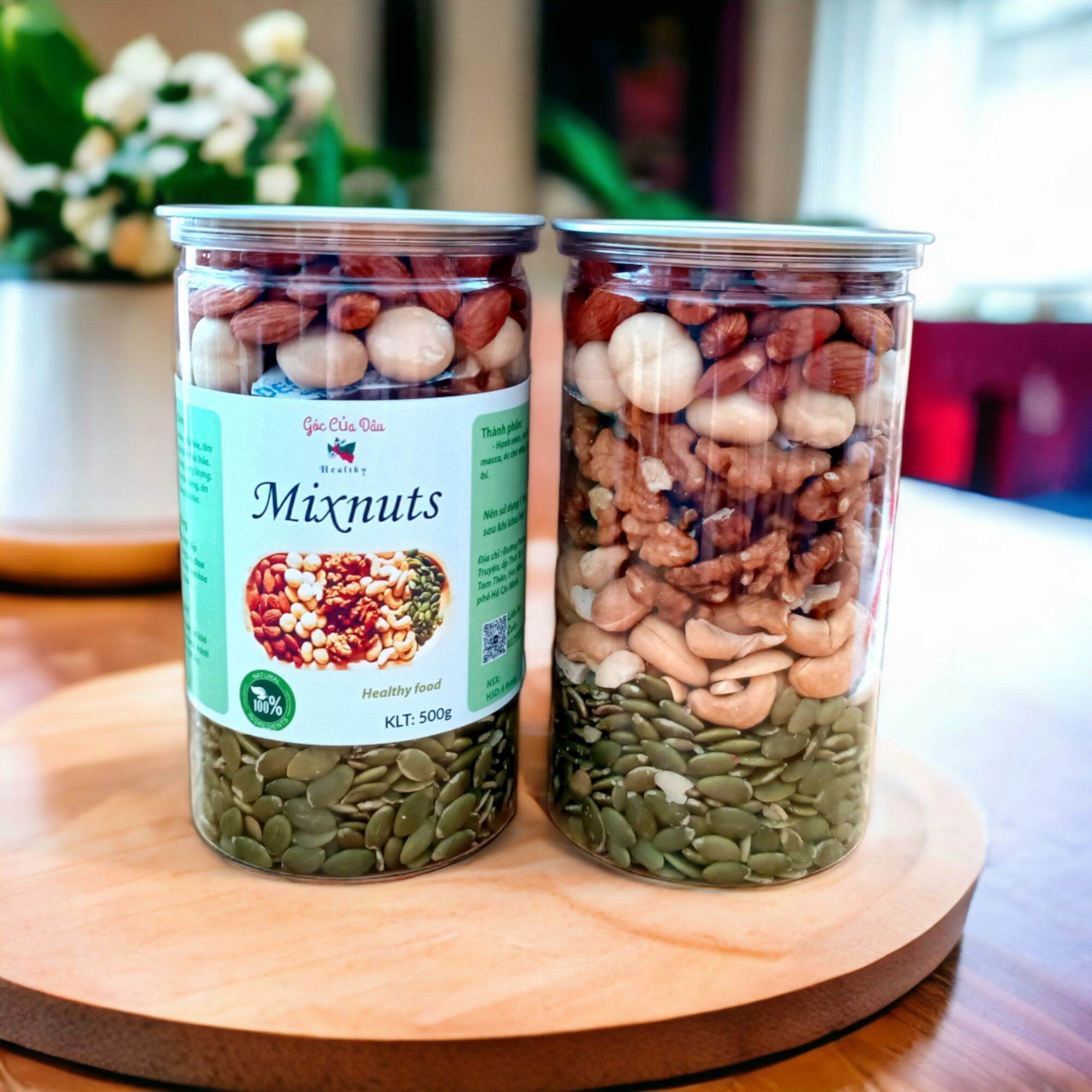 500g Mix Hạt Dinh Dưỡng (Hạnh Nhân, Macca, Điều....)