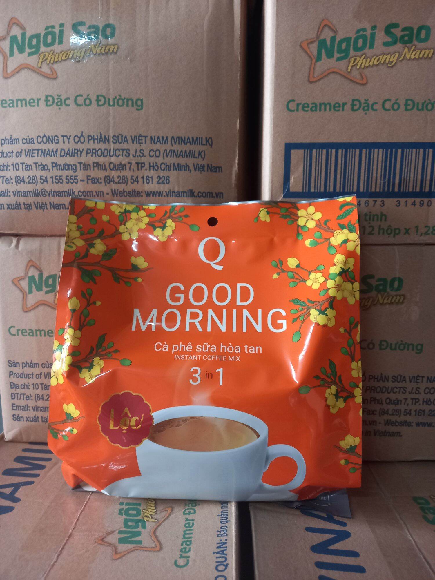 Combo 2 bịch cà phê Good morning Trần Quang 480g.