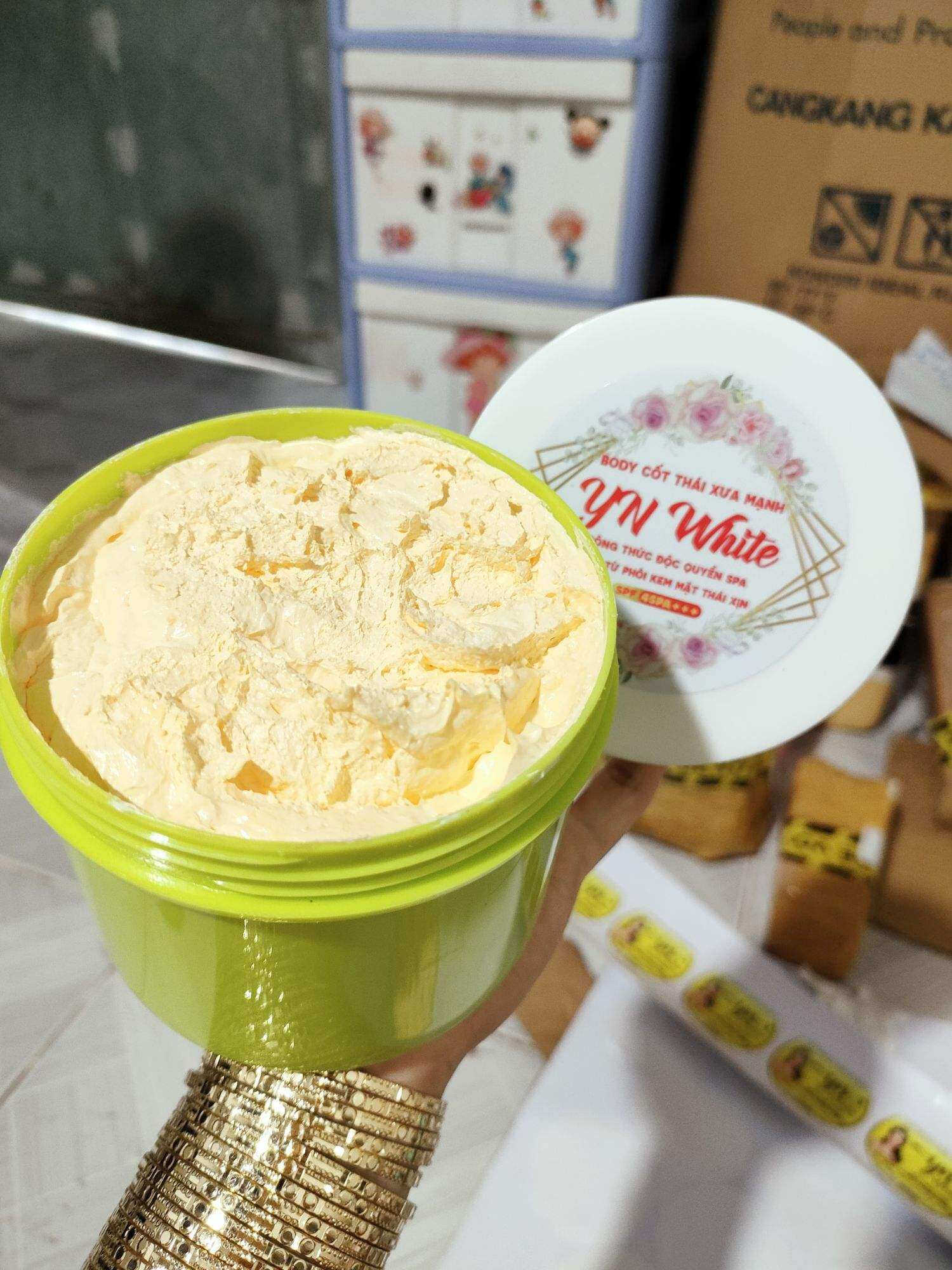 Kem cốt thái trộn chuẩn từ phôi kem mặt thái 500g