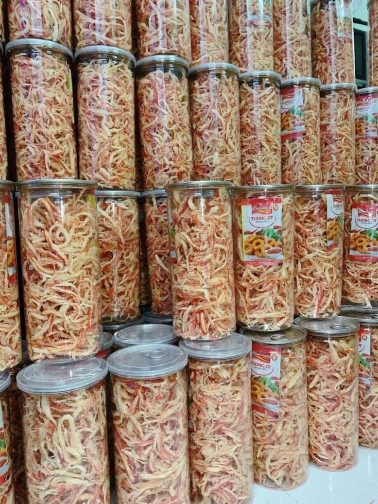 Mực sợi hấp dừa 250g