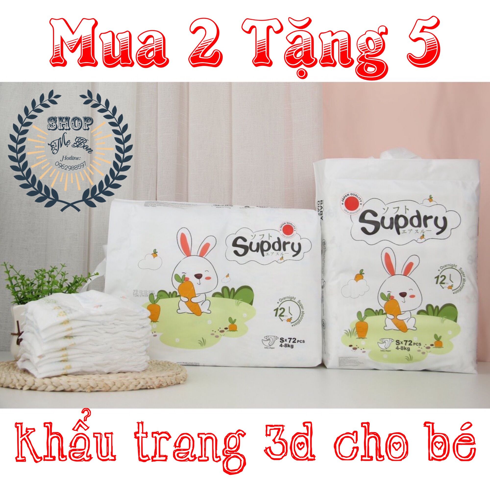 [freeship+HCM] TÃ/BỈM DÁN/QUẦN SUPDRY xuất NHẬT,Mẹ Bon Tã/Bỉm Nội Địa