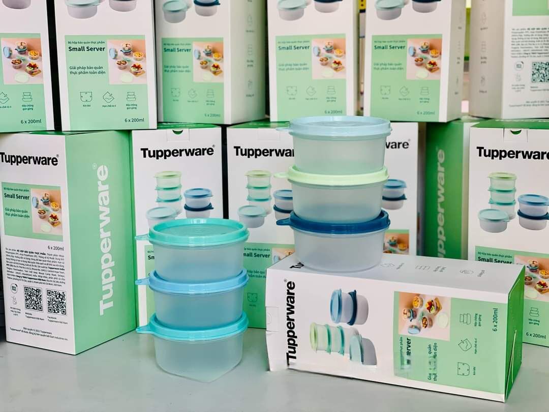 Bộ hộp bảo quản thực phẩm Colorful Small Server 200ml
