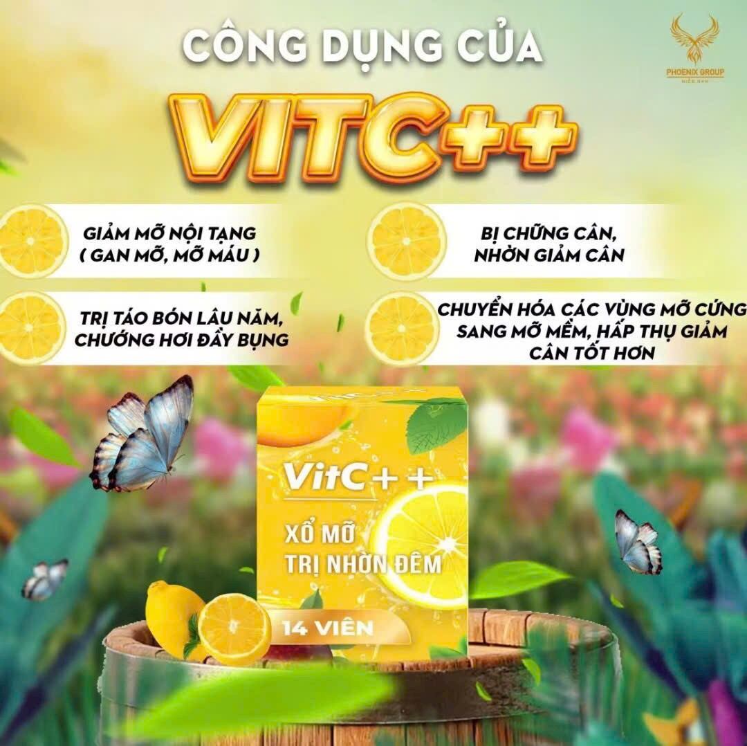 (Rẻ Vô Địch)HỘP Viên hữu cơ xổ mỡ ban đêm Vitc ++ chính hãng Cty Vic 100%(hop 14 viên)
