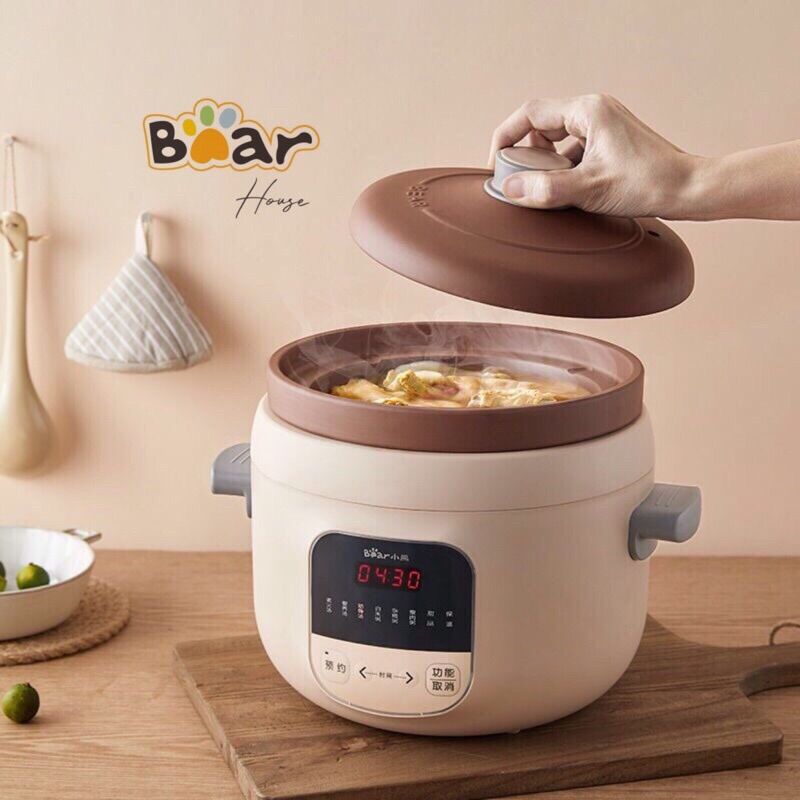 NỒI HẦM CHẬM ĐA NĂNG BEAR D30L3 DUNG TÍCH 3L
