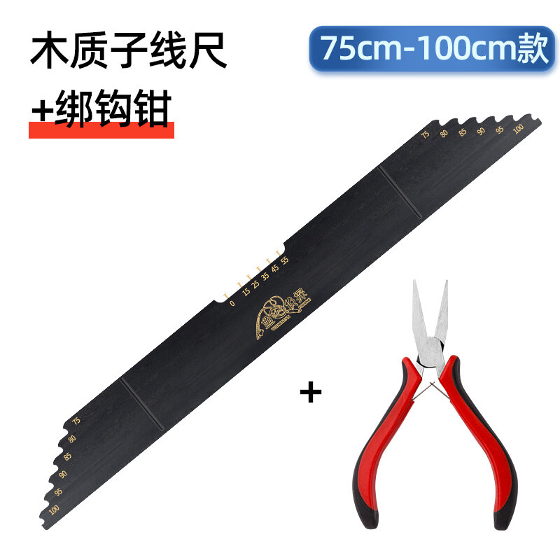Thước dây câu cá, thước đo đường dây, thước đo đường dây đa chức năng, thước gỗ thật, thước đo đường dây