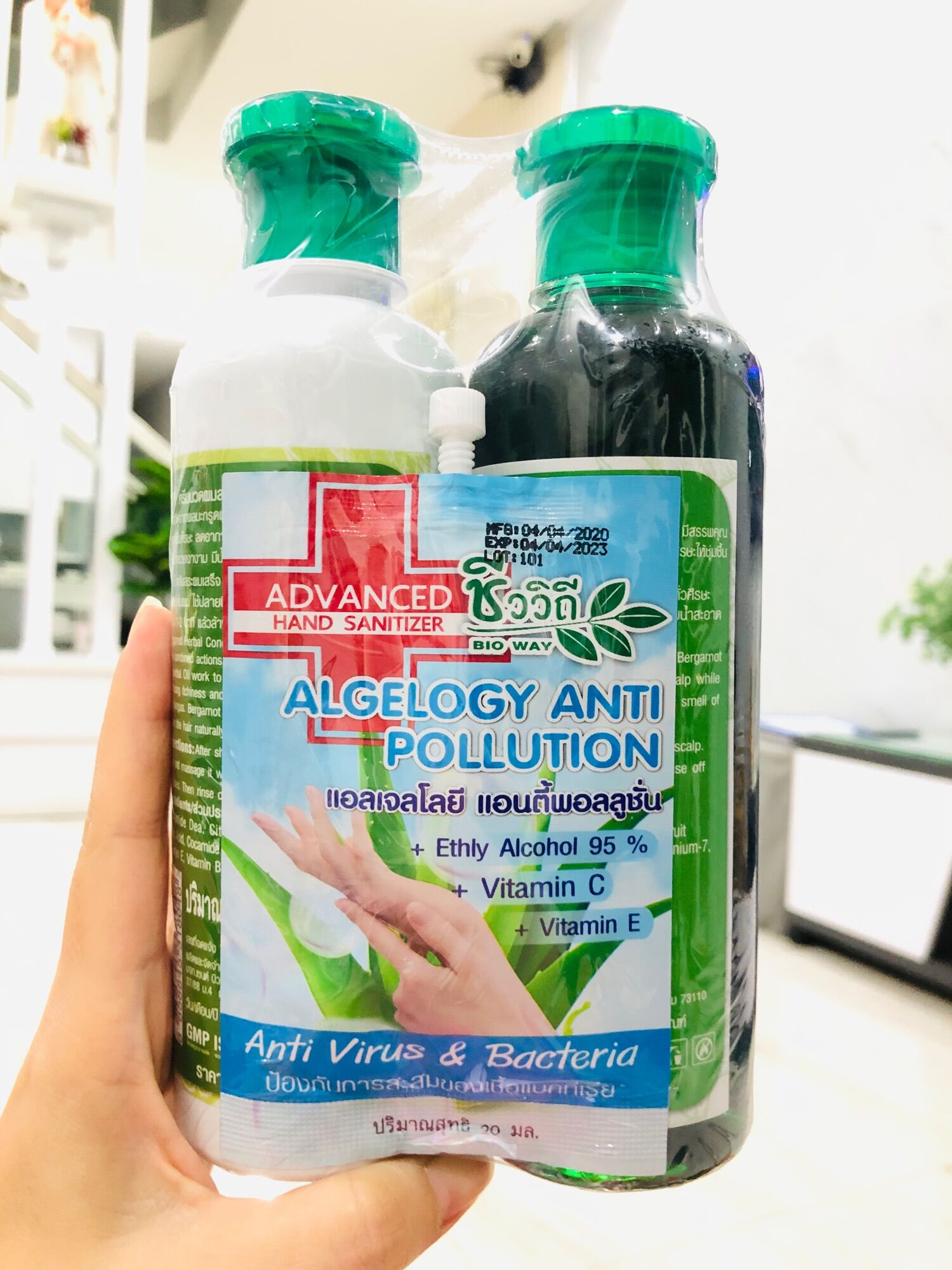 DẦU GỘI & XẢ TINH DẦU SẢ CHANH THÁI LAN