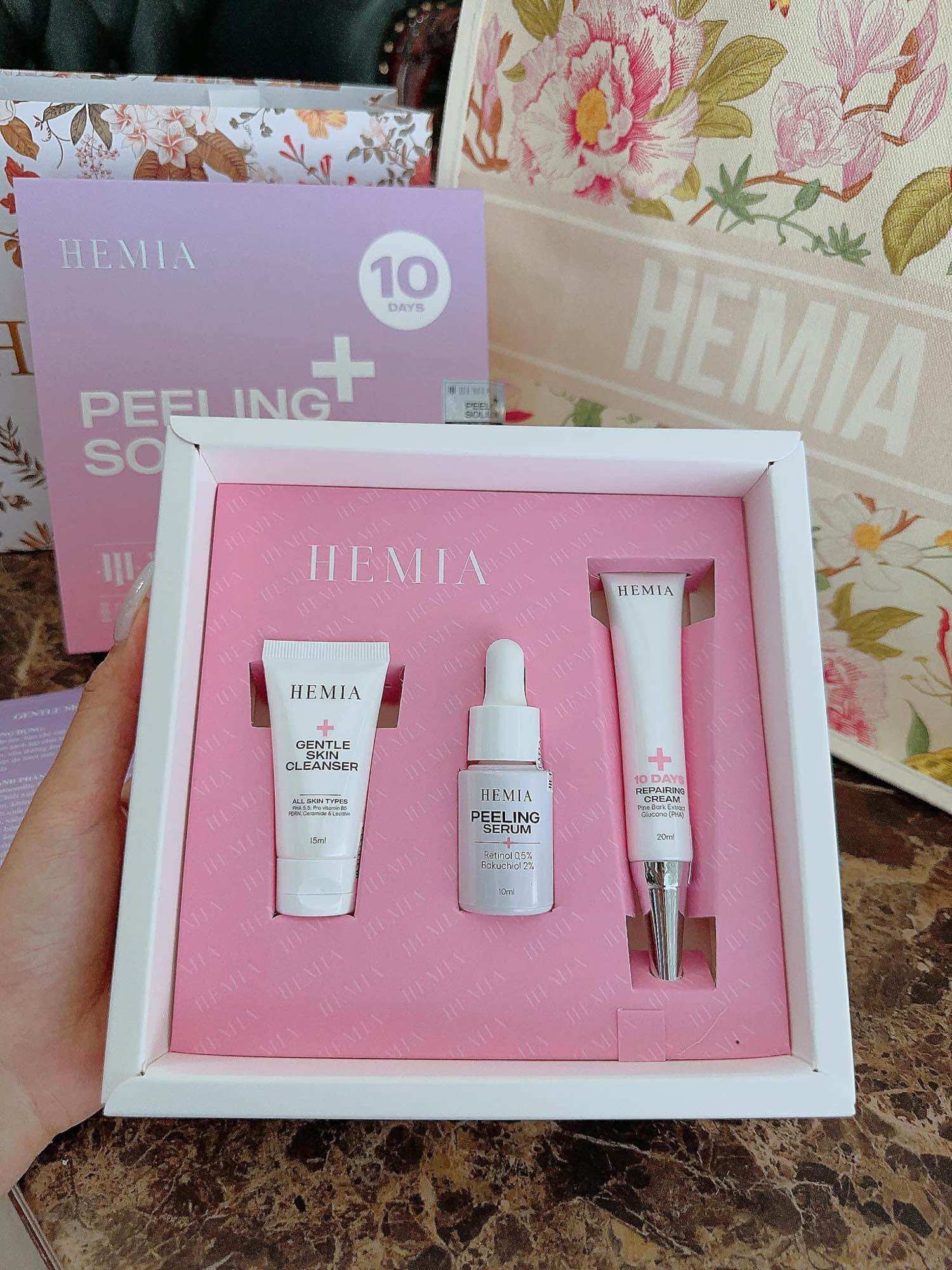 [Peel Da Hemia Hàn Quốc Căng bóng ]