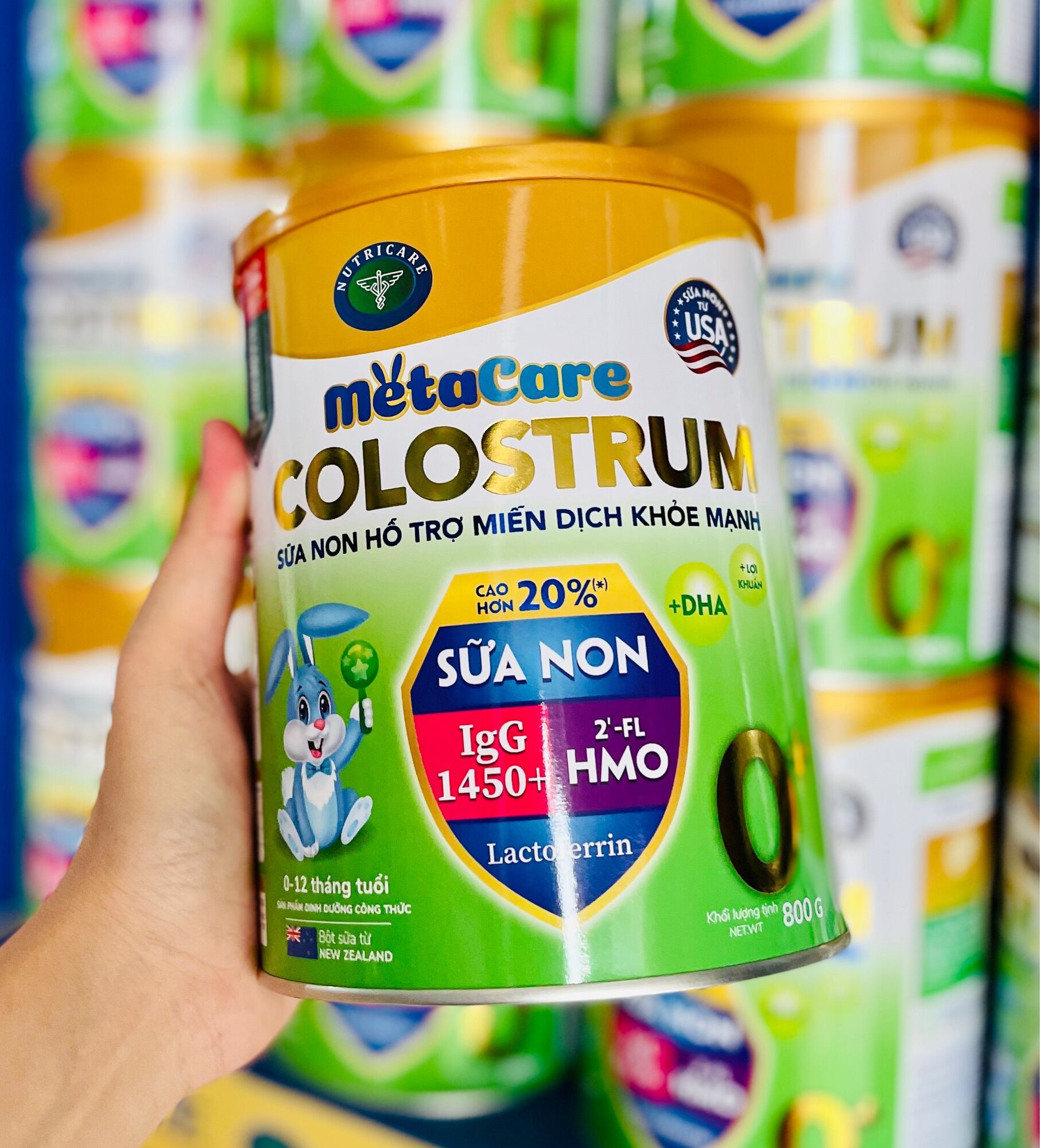 Sữa Metacare Colostrum 0+ (800g)
