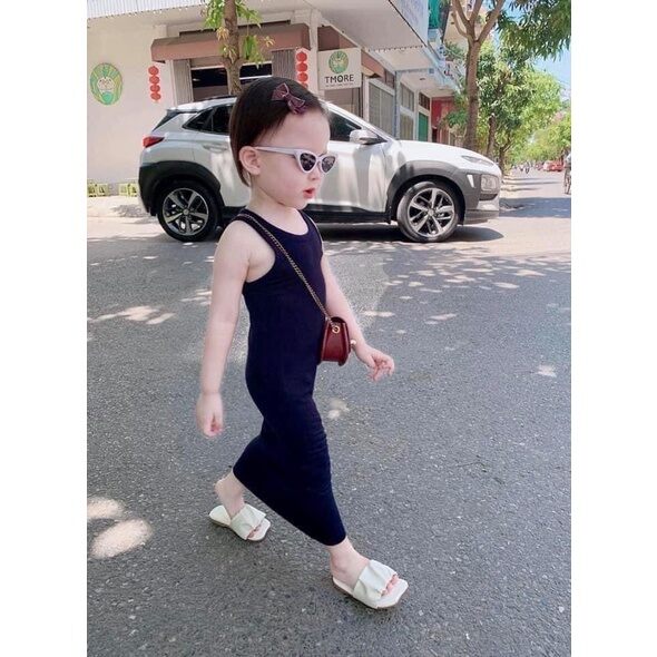 body sát nách dáng dài cho bé