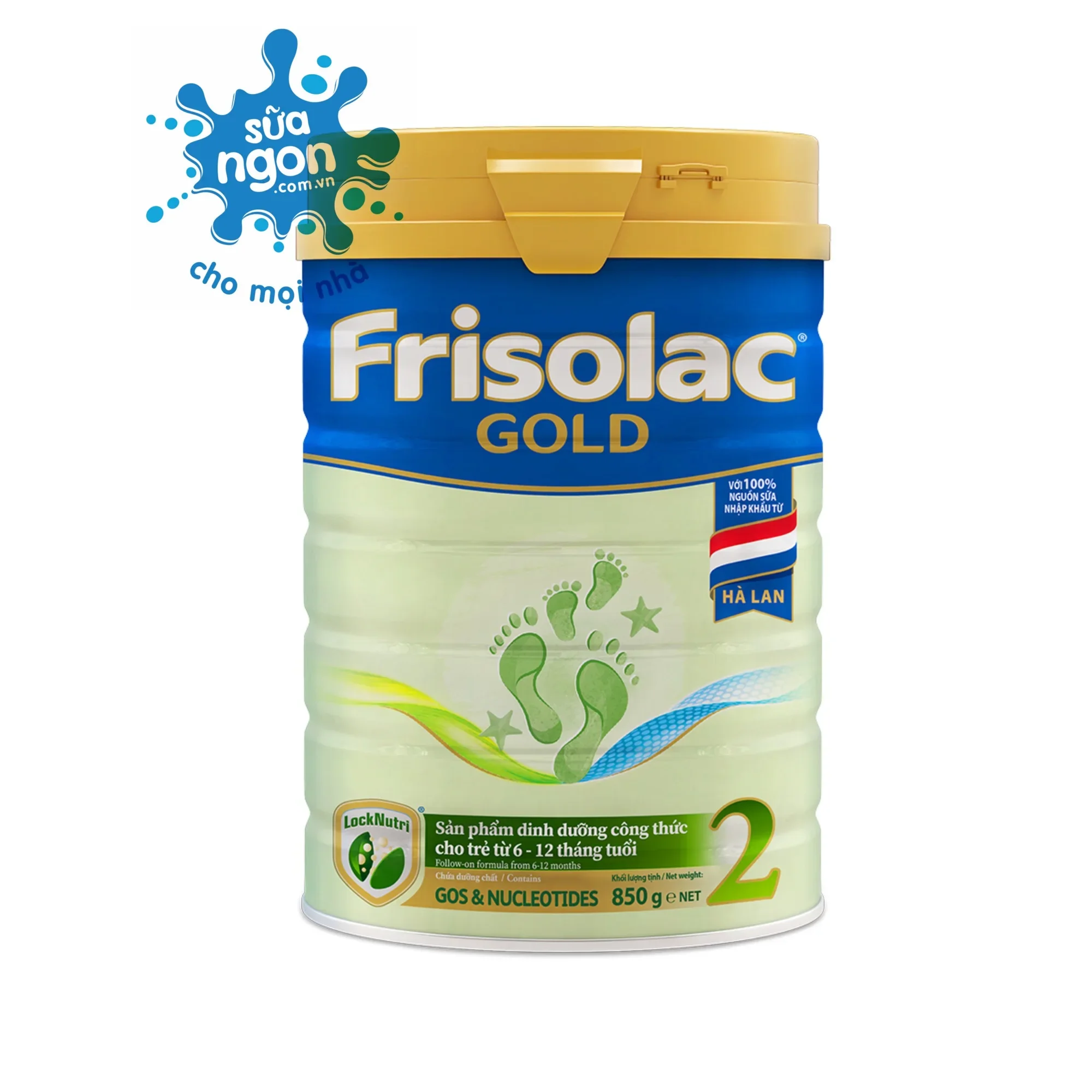 [HCM] Sữa bột Frisolac Gold 2 (850g)