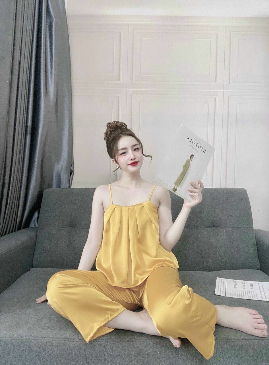 ❌ HÓT HÓT ❌❌ Đồ bộ dây satin mềm mịn hình thật