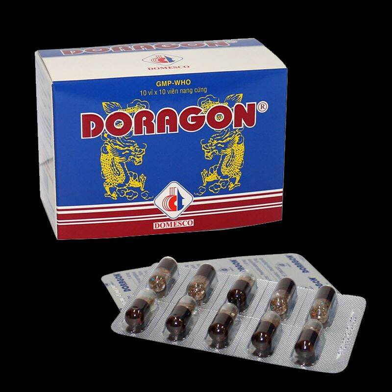 [HCM]Doragon/Domesco-Hạ men gan-Nâng sức đề kháng. Hộp 100v