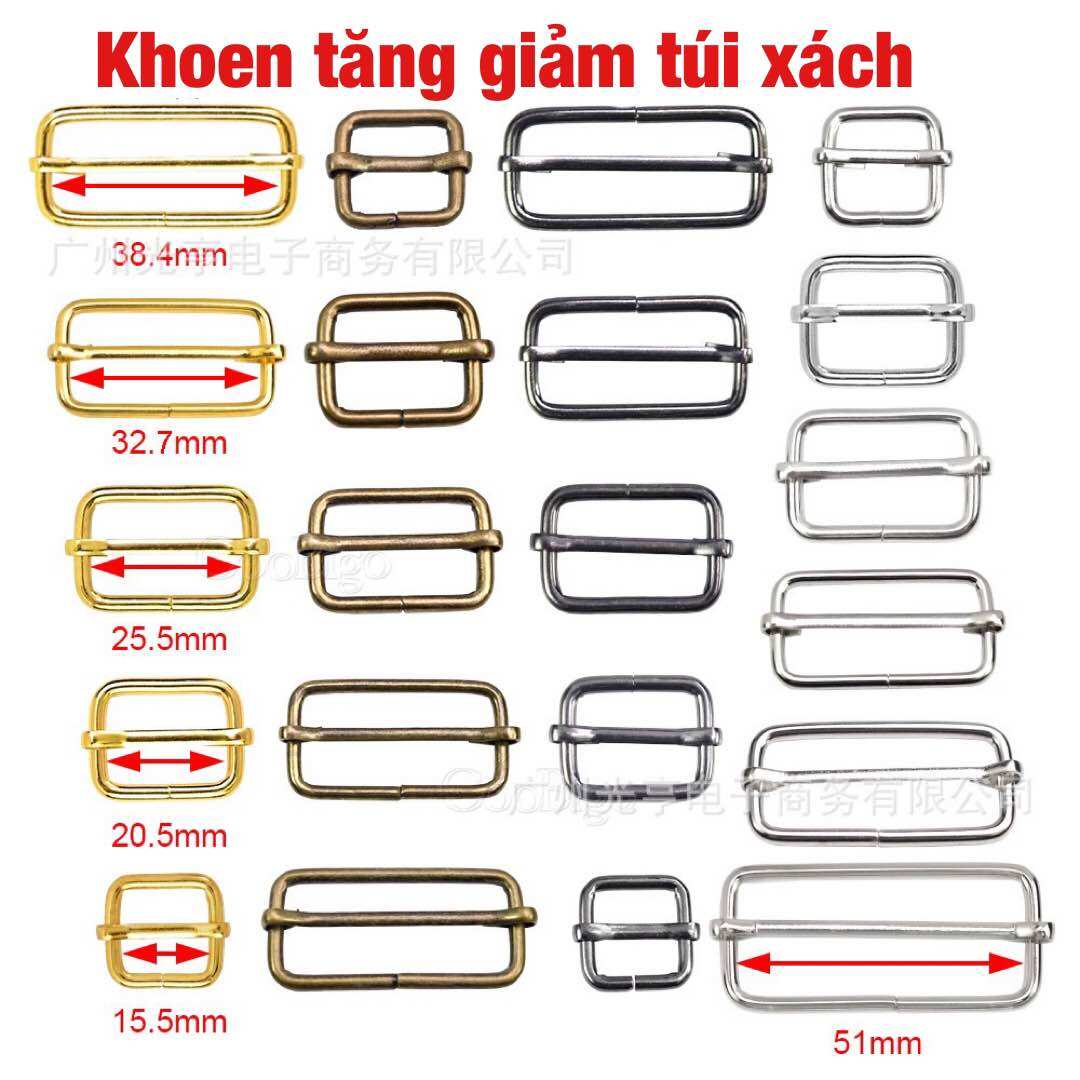 Khoen tăng giảm dây túi xách,Balô cặp xách