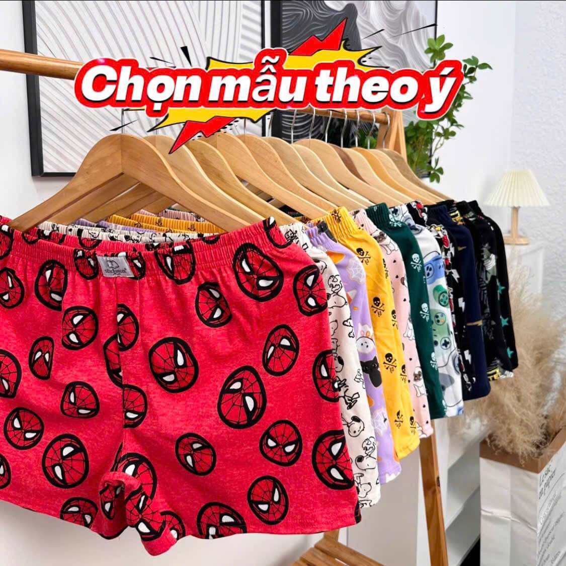Quần đùi nam thun cotton mặc ngủ thoải mái SEVEN BOXER (BIG SIZE)