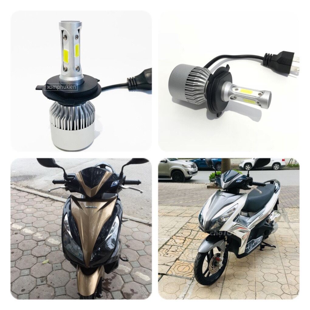 Bộ 2 bóng đèn pha led cho xe Air Blade 2013-2014-2015 (125cc) siêu sáng