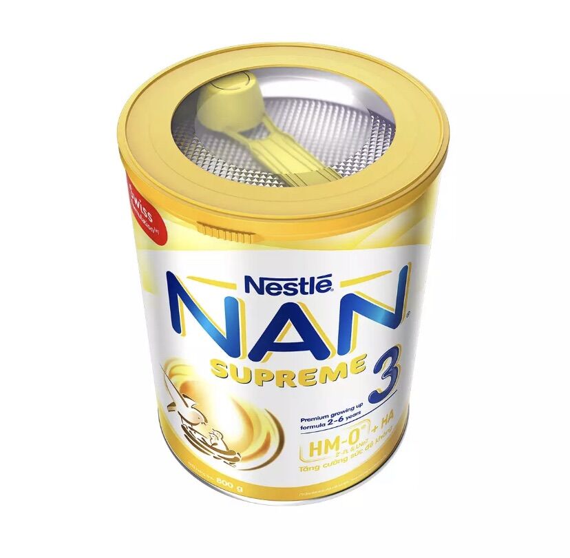 Sữa bột Nan Supreme 3 hàng xách tay Úc 800g