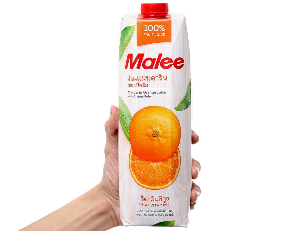 [HCM]Nước ép Quýt Malee (Thái Lan) 1L - date 04 tháng