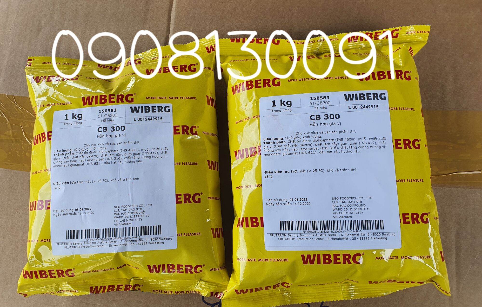 Gia vị xúc xích dạng bột neo gói 1kg