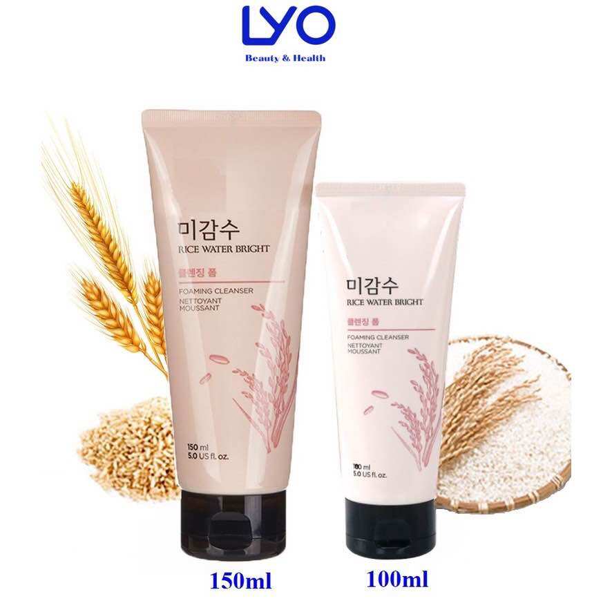 Sữa rửa mặt chiết xuất gạo the face shop