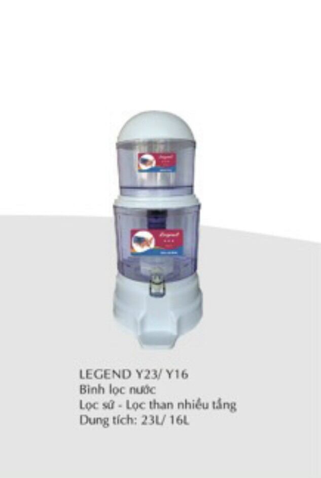 Bình lọc nước dung tích lớn legend 23 lít