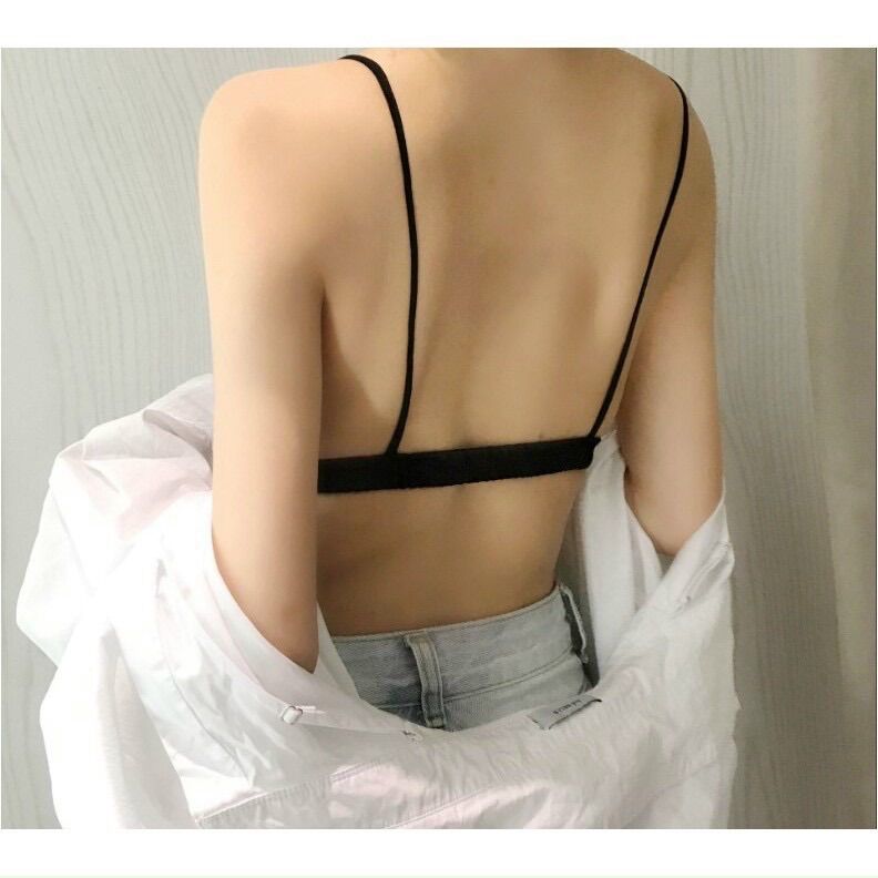 Bra phi bóng viền ren xinh xắn