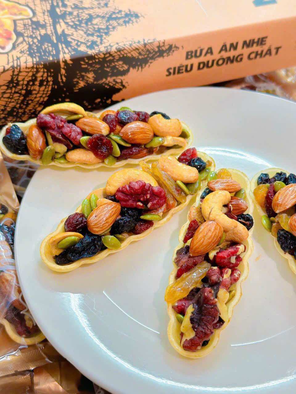 [HỘP 500g] BÁNH THUYỀN MIX HẠT DINH DƯỠNG SIÊU HẠT