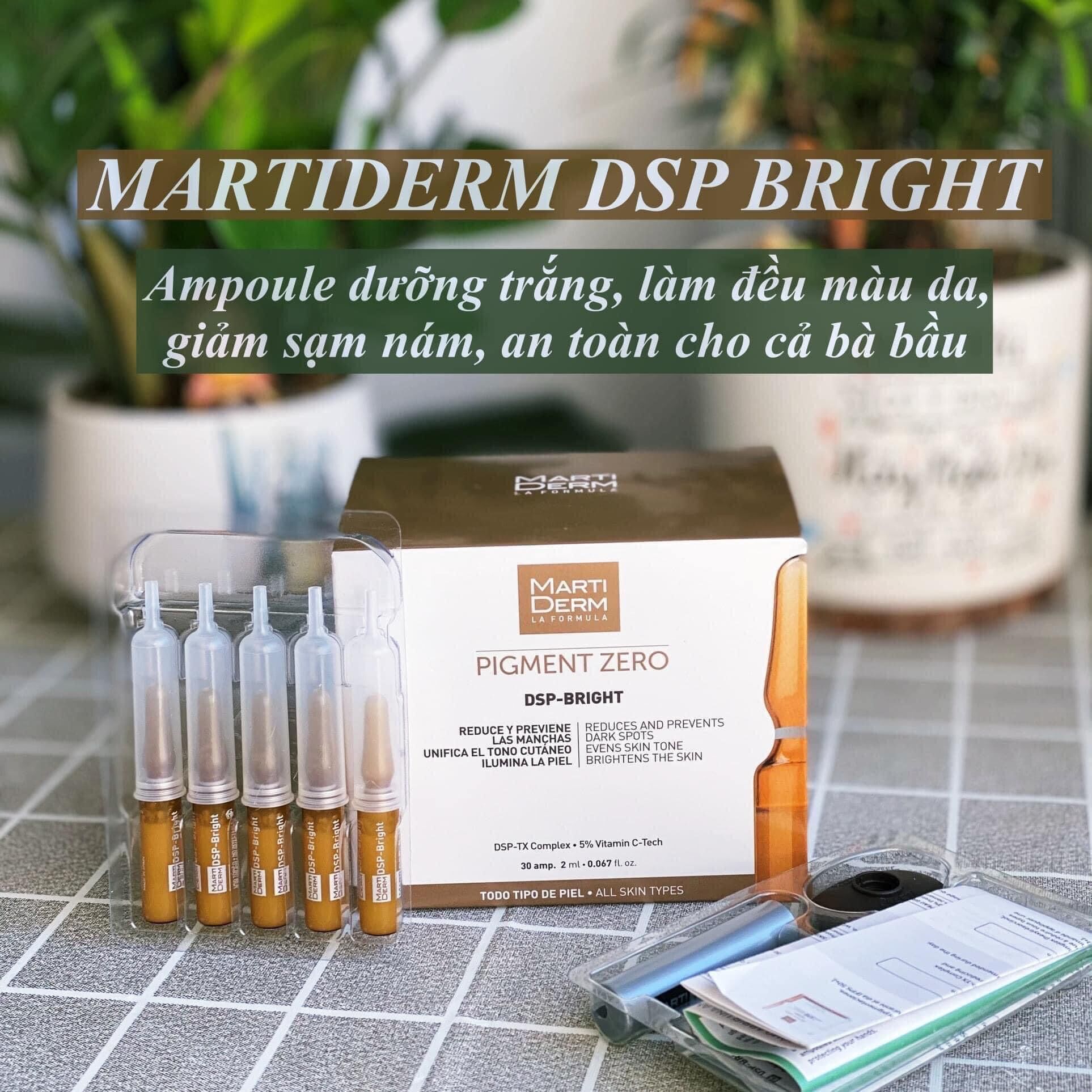 Tách lẻ 01 ống serum Martiderm pigment Zero làm mờ nám tàn nhang 2ml