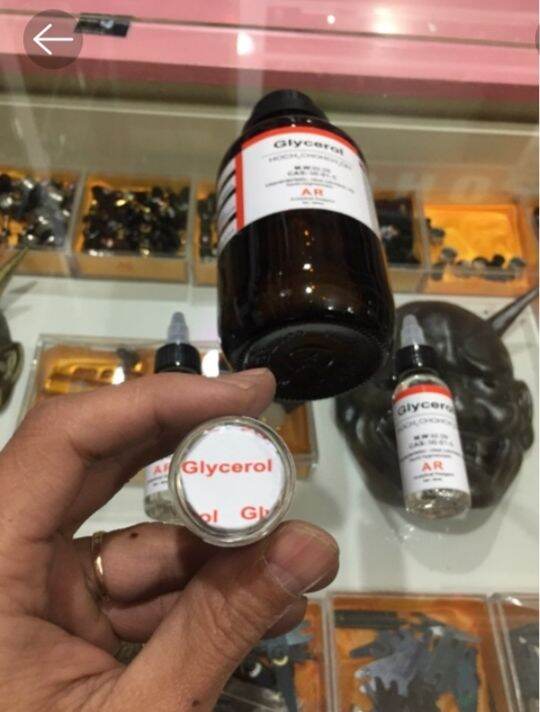 Chất dẫn mực hay chất pha mực Glycerol .. -Khối lượng : 30ml