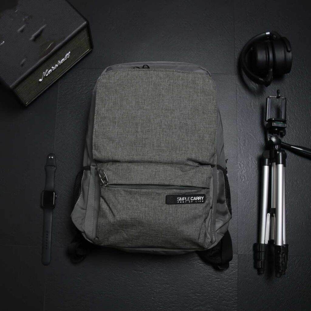 BALO LAPTOP 15INCH HÀN QUỐC SIMPLE CARRY B2B01 Màu xanh rêu chống thấm nước bảo hành 10 năm