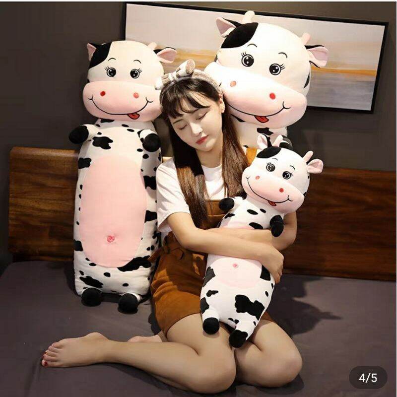 gối ôm,  gấu bông bò sữa cao cấp