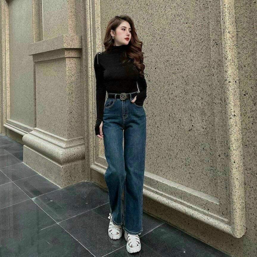 QUẦN SUÔNG ỐNG RỘNG THÊU TÚI HOTTREND #3113