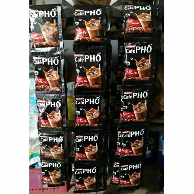 Dây cà phê Phố sữa đá MacCoffee 10 gói 24g
