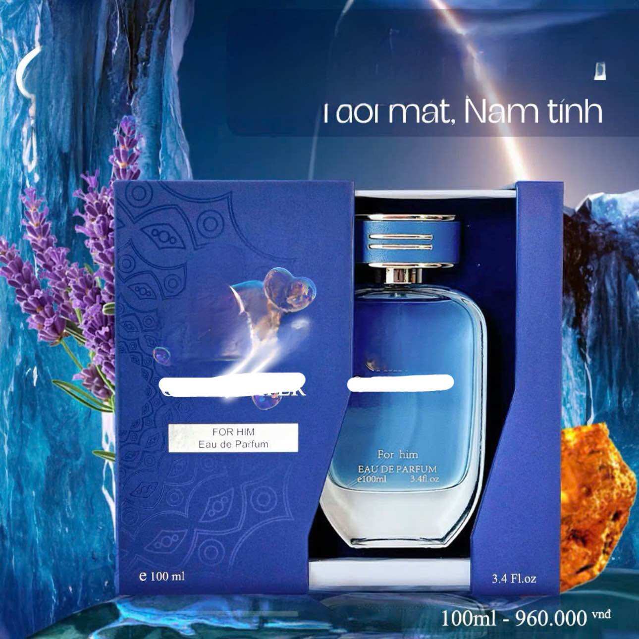 Nước Hoa Char.me cool100ml cũ mới (có chiết 10ml dùng thử )