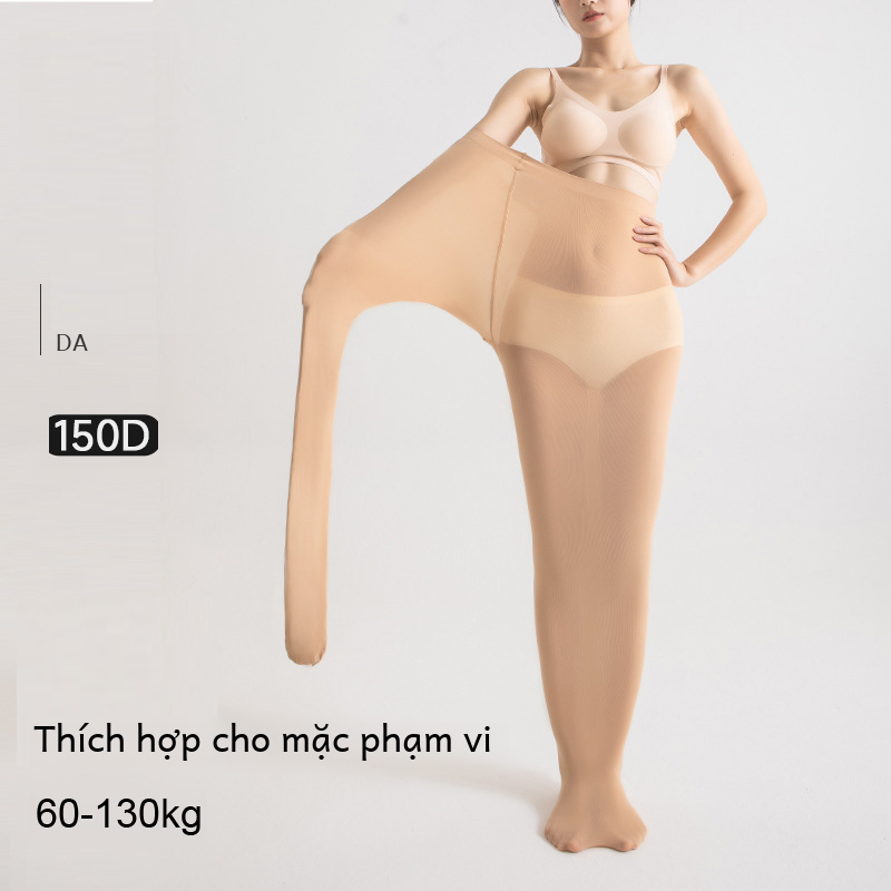 Dứa chống trầy xước nữ vớ lụa thoáng khí mùa hè quần vô hình plus kích thước quần legging quần
